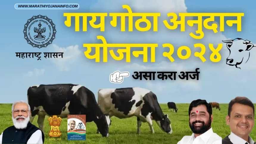 गाय गोठा अनुदान योजना २०२४ महाराष्ट्र राज्य |Gay Gotha Yojana 2024| नोंदणी चालू झाली. पहा अर्ज कसा करायचा एका क्लिक वर...